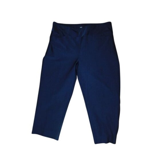 Tail Size 14 Navy Blue Cropped STRETCH Golf Activewear Pants - Picture 1 of 2